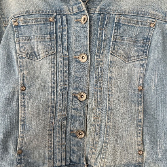 Light Wash Jean Jacket - Picture 2 of 7